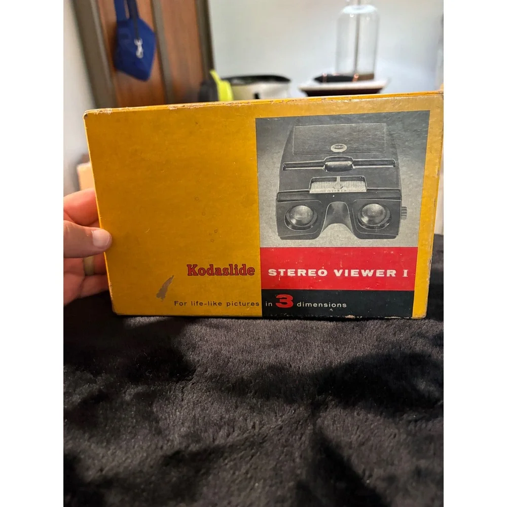 Vintage Kodak Kodaslide Stereo Viewer I 3D Slide Film Viewer with Original Box